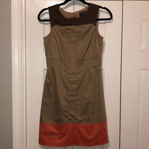 BCBG Paris color block dress